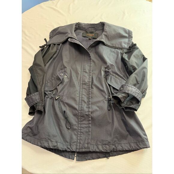 Coach Jackets & Blazers - Coach Women’s Hadley Anorak Navy Blue Jacket Size XS